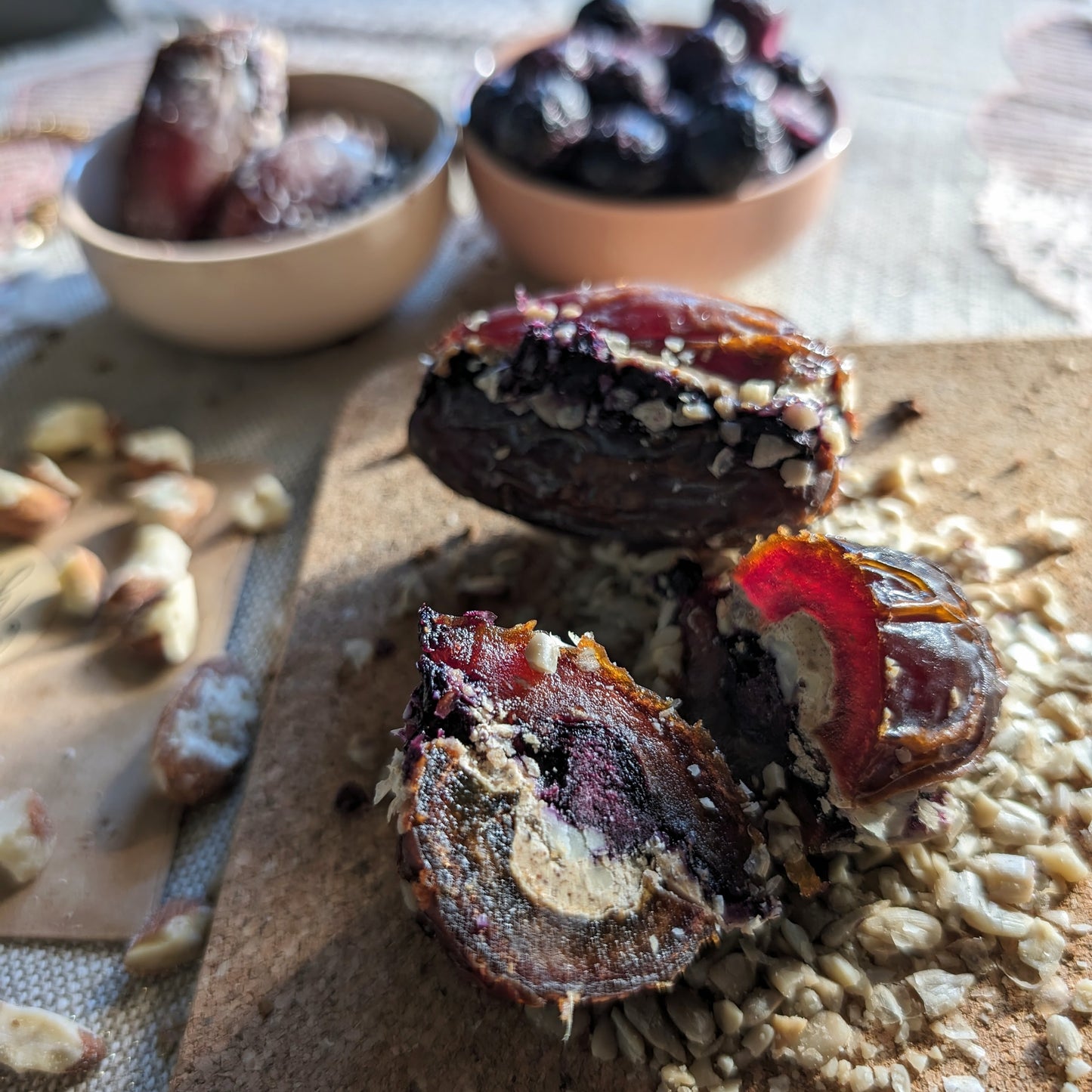 Lemon, Blueberry, Pineapple, Apple Stuffed Dates Combo Fruit Box
