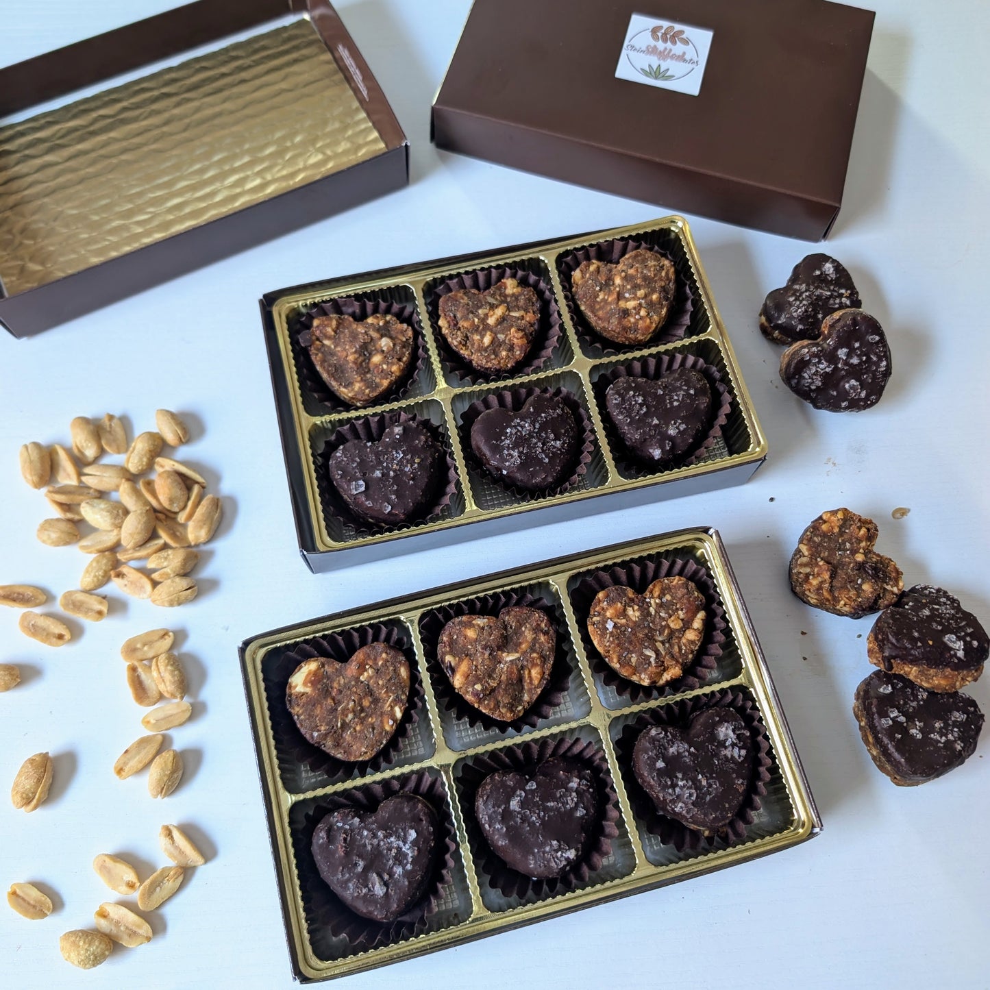 Salted PB Heartie Bites