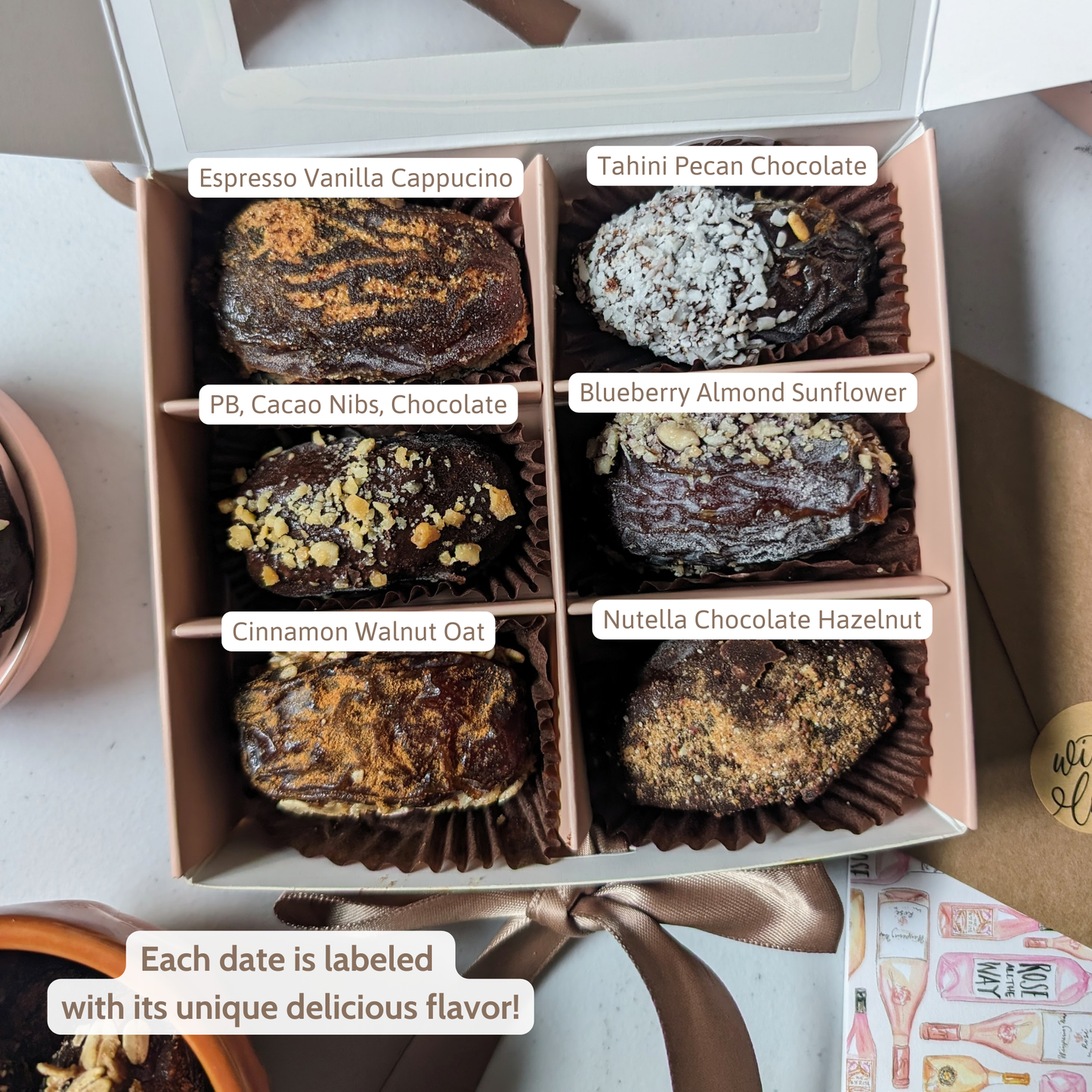 Medjool Stuffed Dates Healthy Gift Box small