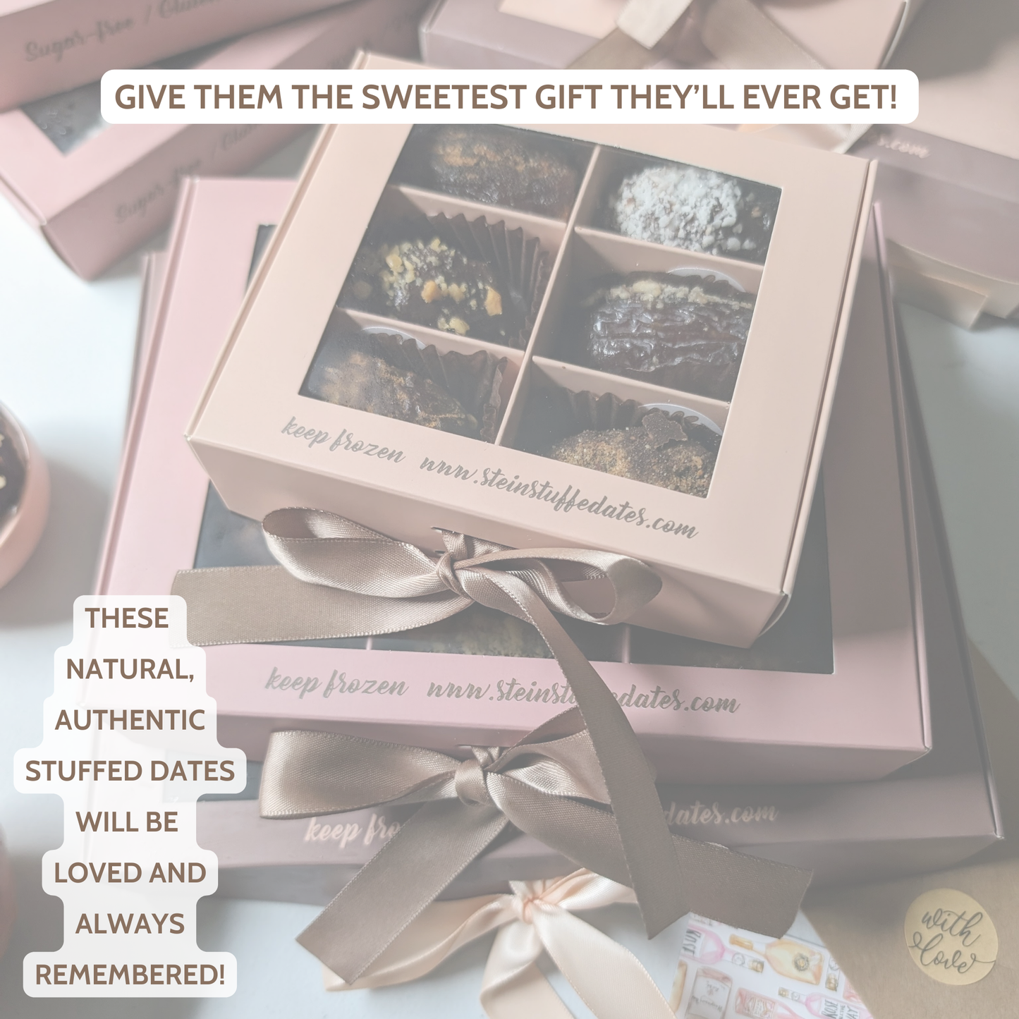 Medjool Stuffed Dates Healthy Gift Box small