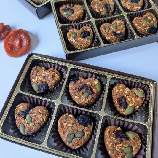 Apricot Walnut Heartie Bites